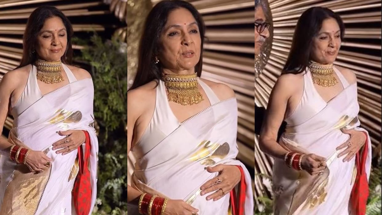 Neena Gupta breaks silence on pregnancy says she was wearing thick cloth in rashmika marriage
