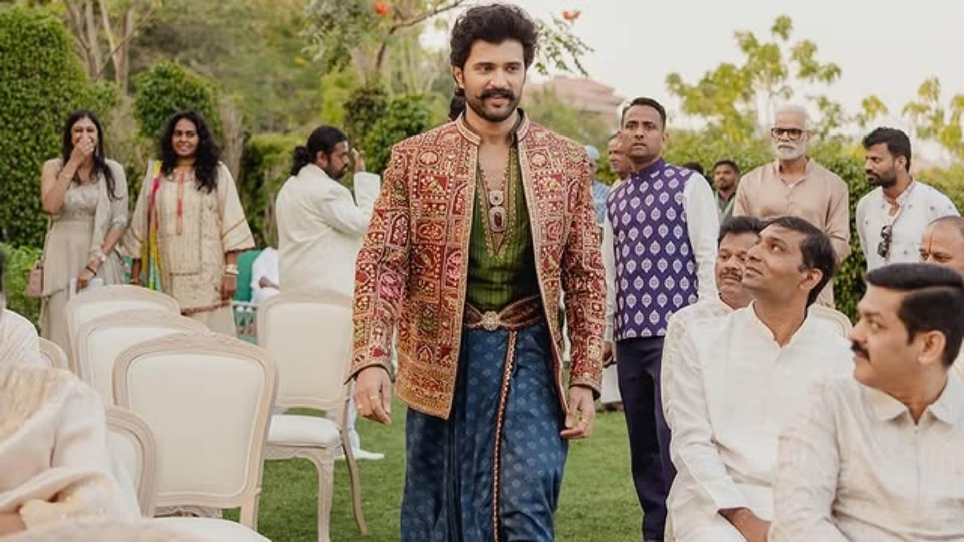 Rashmika Mandanna And Vijay Devarakonda Mehandi Dress Details Share By Designer