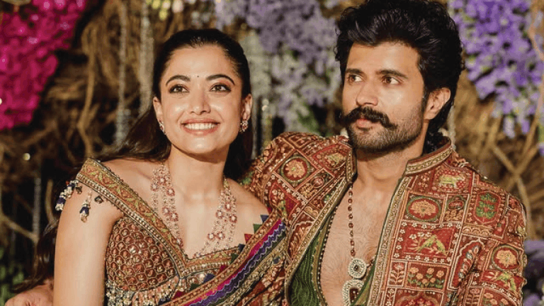 Rashmika Mandanna And Vijay Devarakonda Mehandi Dress Details Share By Designer