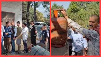 Rumors of Gas Scarcity Spread in Dharamshala Crowds Swarm to Collect Cylinders