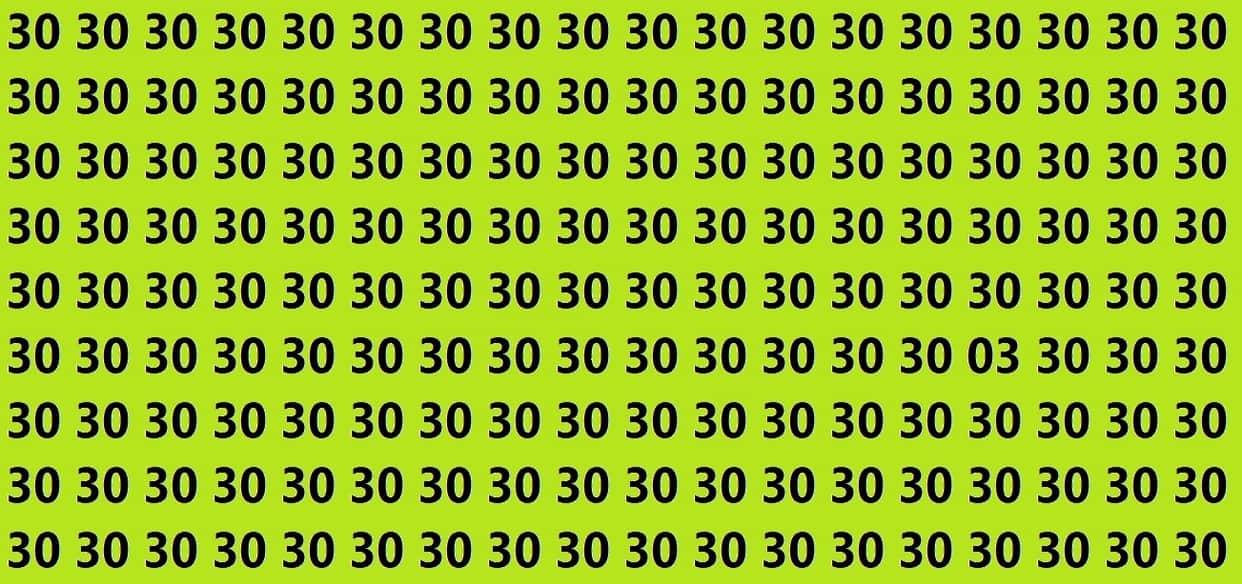 Optical Illusion Iq Test Brain Test If You Have Hawk Eyes Then Find 03 In 10 Seconds