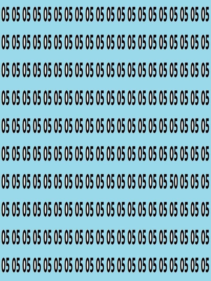 50 को खोजने में 99 फीसदी लोग फेल, जीनियस हैं तो 9 सेकेंड में ढूंढकर दिखाएं