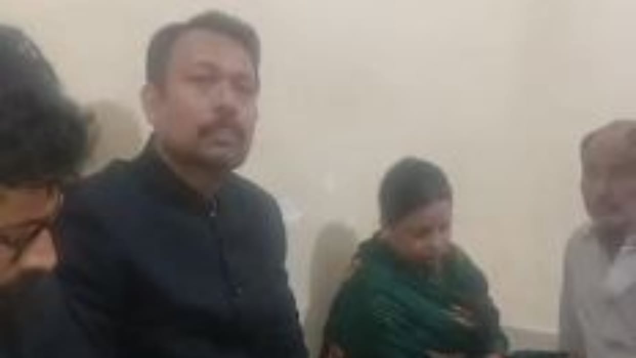 Alankar Agnihotri Arrives at Harshit Mishra Home in Pilibhit