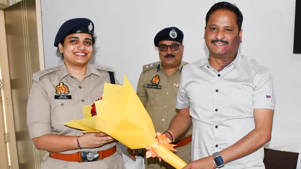 Newly appointed SSP Ankita Sharma take charge in Badaun