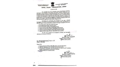 Seven-member SIT formed to investigate recent firing incident on National Conference chief Farooq Abdullah