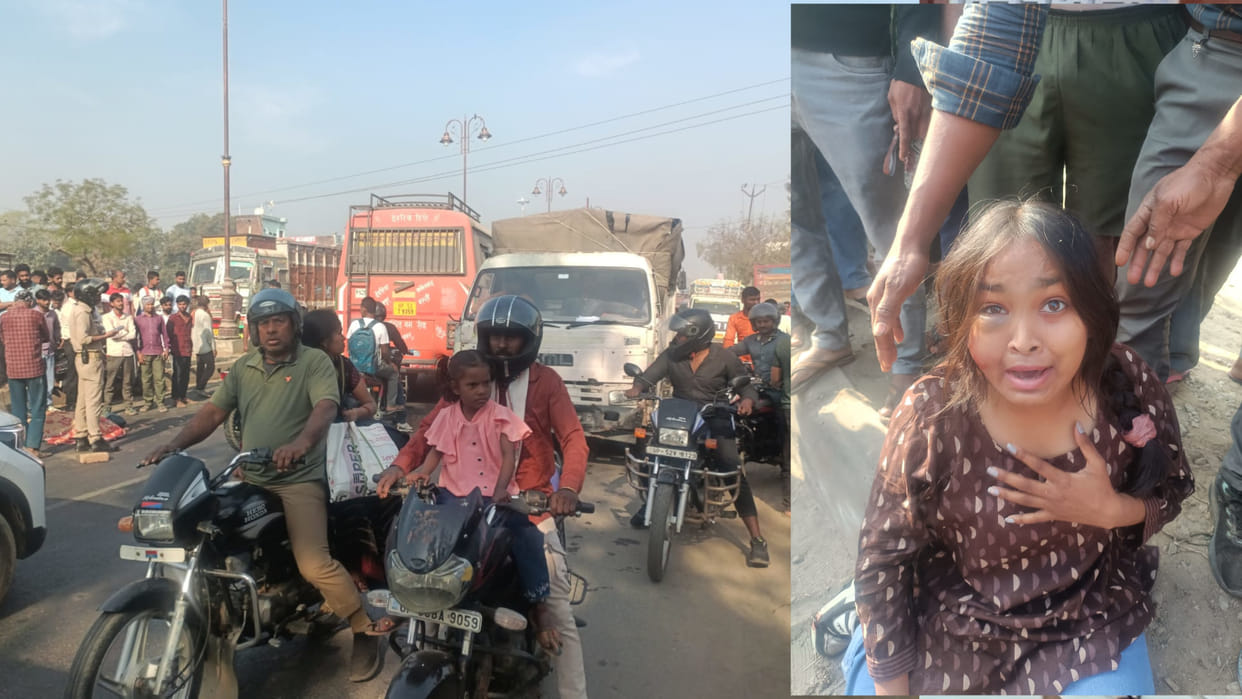 Truck crushes scooter rider, teacher driving dies, sister injured in Gorakhpur