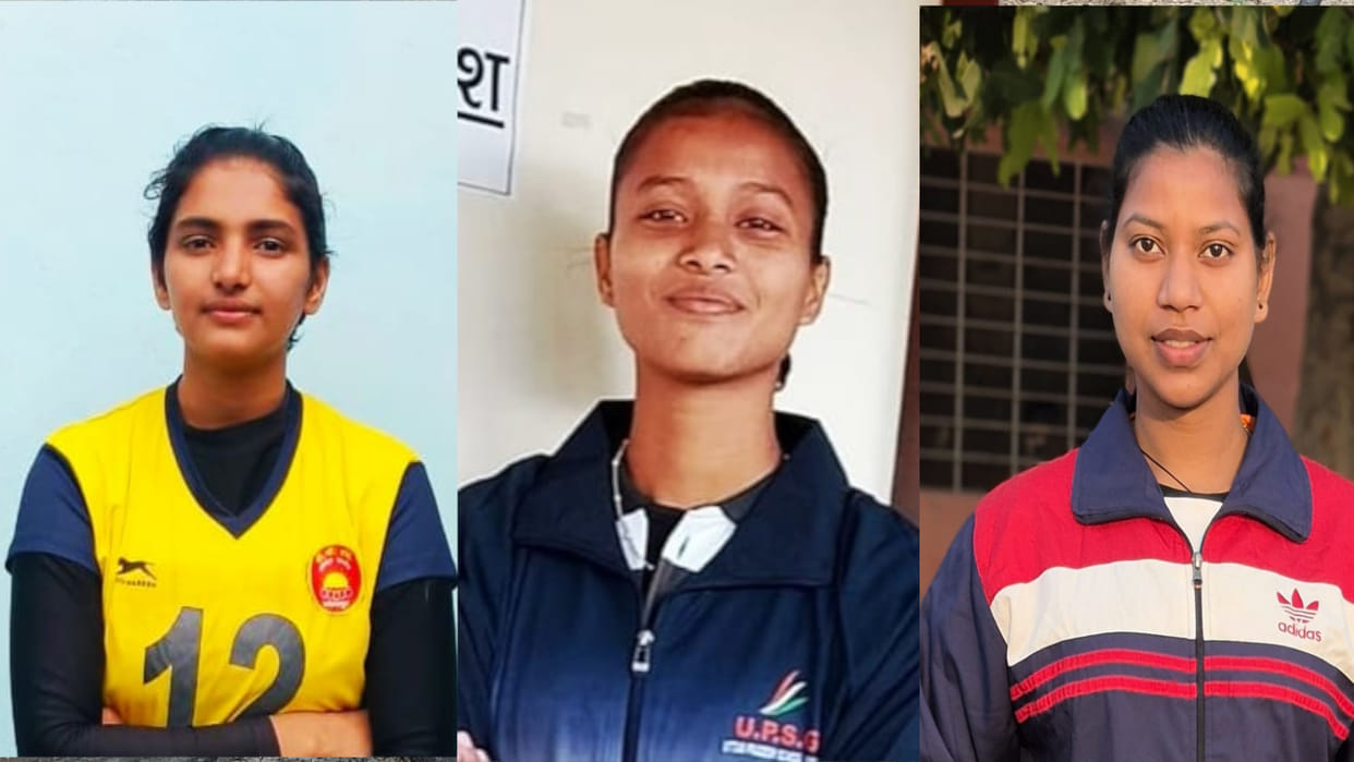 Five players from the district were selected in the volleyball team of UP from Gorakhpur