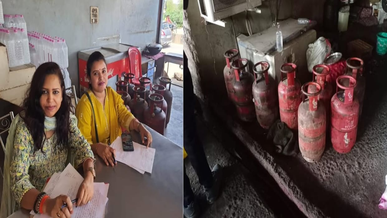 Administration cracks down on LPG misuse in Raipur, over 350 cylinders seized during inspection drive