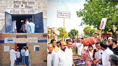 Stir over LPG Crisis in Jaisalmer and Balotra Administration Mobilized Congress Protests Against PM Modi