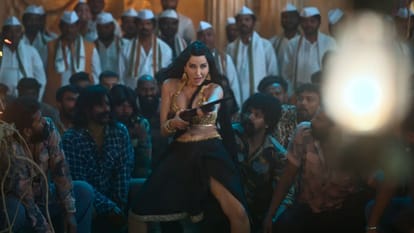 kd film first song Sarke Chunar Teri Sarke Released nora fatehi dance with sanjay dutt