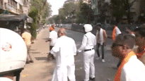 West Bengal Clashes erupt between BJP and TMC workers in Kolkata stone-pelting also reported several injured