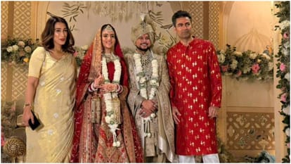 Kuldeep Yadav Vanshika Chaddha wedding photos in Mussoorie
