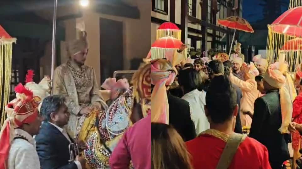 Kuldeep Yadav Vanshika in Mussoorie Photos Chahal Rinku Priya Saroj Dhirendra Shastri Attend Photos Video