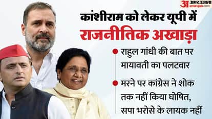 कांशीराम जयंती पर विवाद।