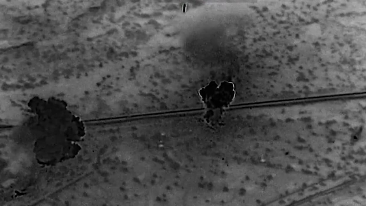 UAE Oil Terminal Flames black smoke Fujairah Hours After US Strikes Iran's Kharg Island
