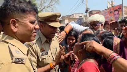 Two Youths Die in Road Accident in Ambedkar Nagar Outraged Residents Stage Protest Demanding Action