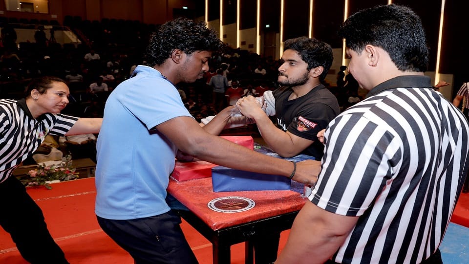 All India Inter University Arm Wrestling Championship 2026 at Raja Mahendra Pratap Singh University