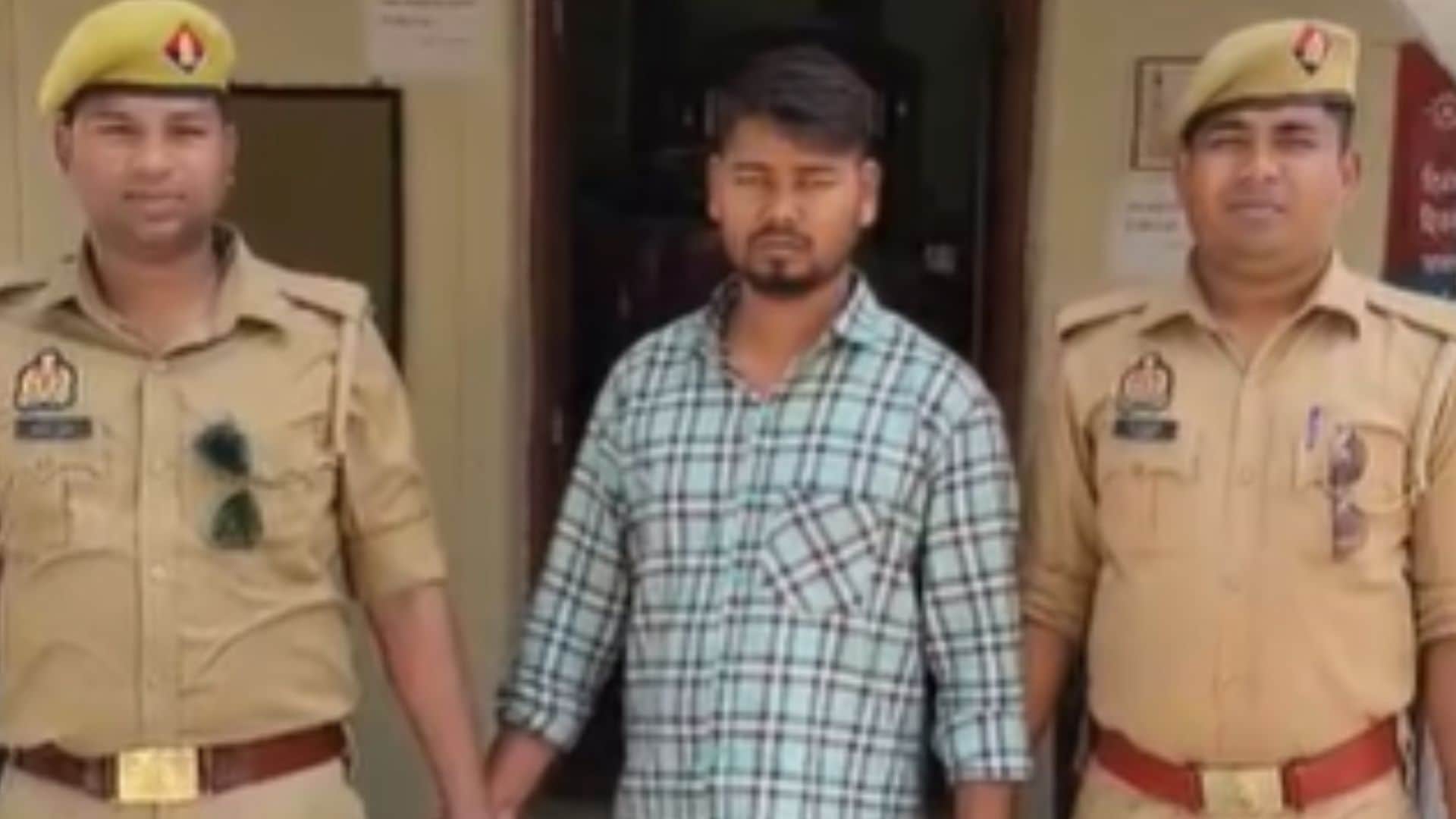 पुलिस के गिरफ्त में आरोपी