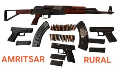 Amritsar Rural Police ISI-backed terrorists arrested AK-47 rifle ammunition recovered