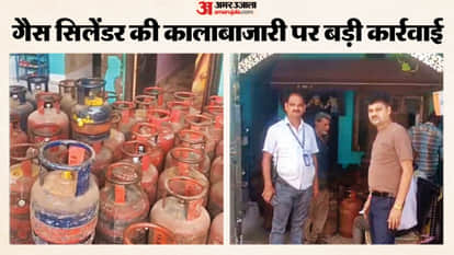 LPG Crisis: Illegal Gas Warehouse Operating in Residential House in Jabalpur; 44 Cylinders Seized During Raid