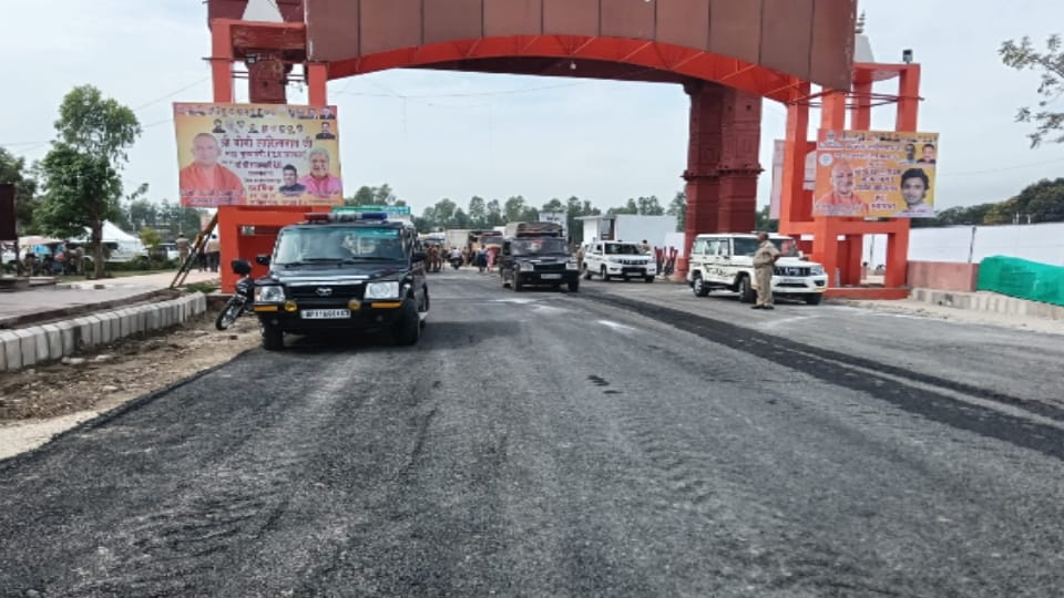 Saharanpur: Road built overnight ahead of CM visit, villagers surprised in the morning