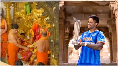 Gautam Gambhir SuryaKumar Yadav, offered prayers at the Shree Siddhivinayak Temple in Mumbai