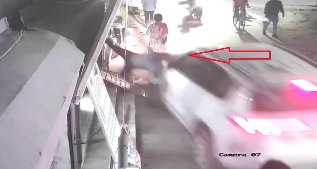 Car hits a man and a woman in Ballabhgarh