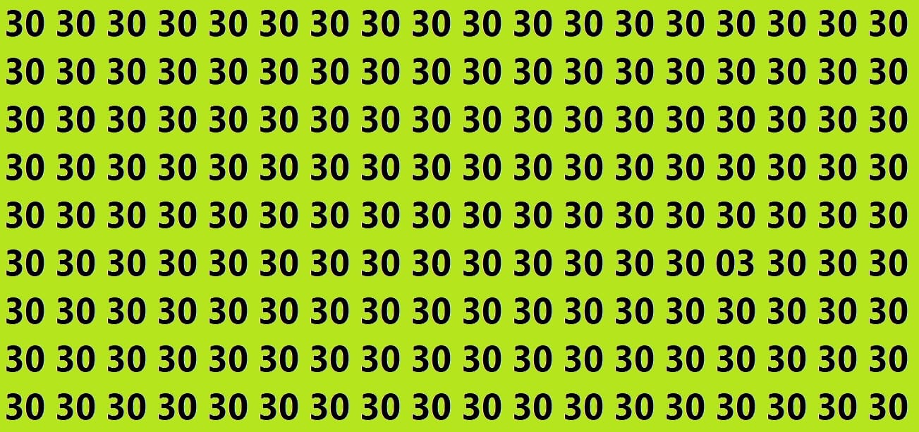 Optical Illusion Iq Test Brain Test If You Have Hawk Eyes Then Find 03 In 10 Seconds