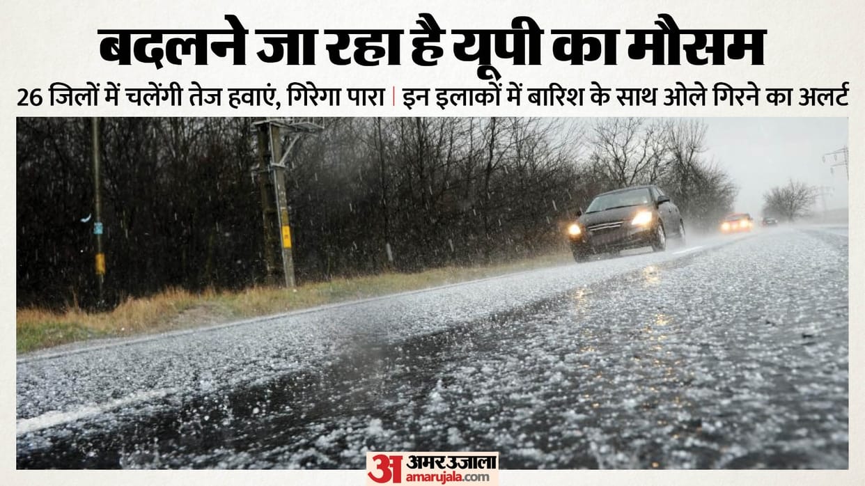 UP: Weather takes a U-turn after temperatures reach 40 degrees Celsius, with winds and hail expected in severa