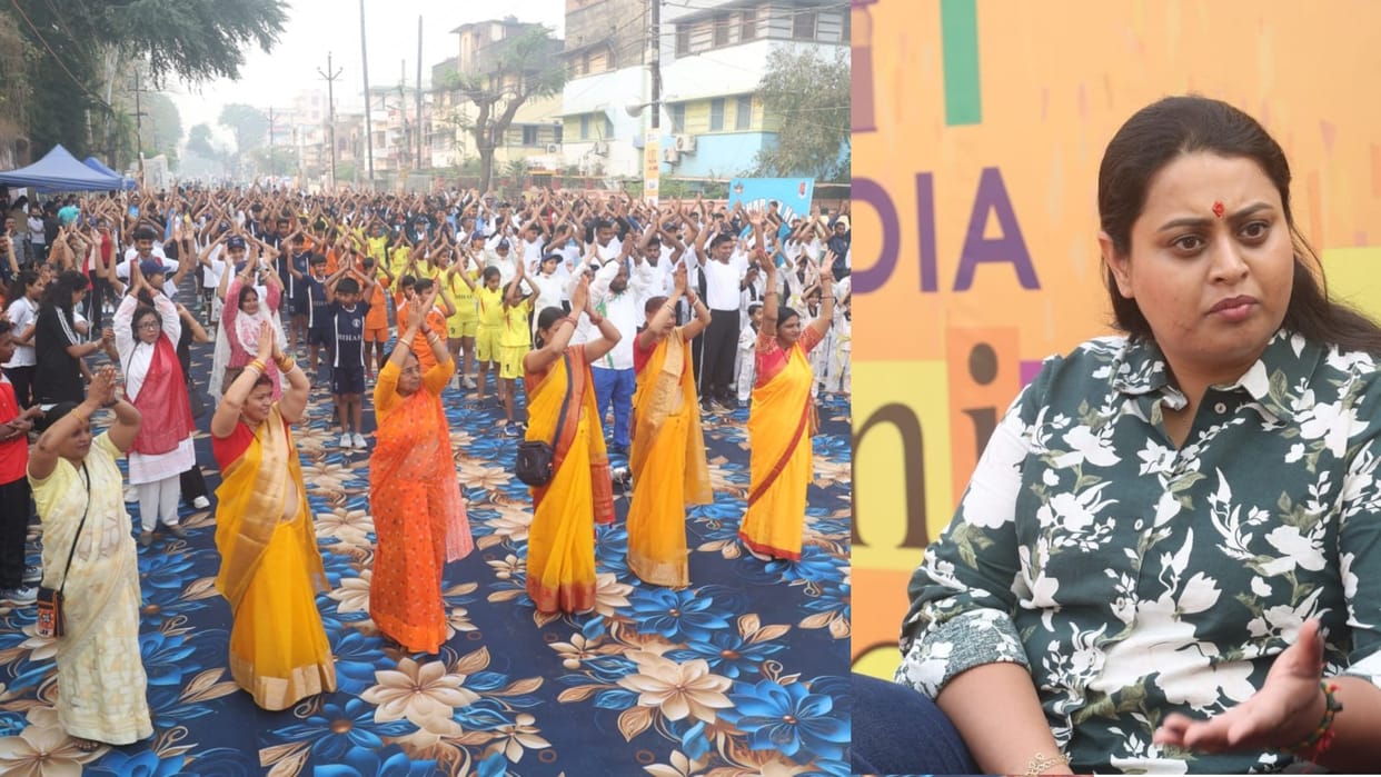 Bihar: Taekwondo, Wushu and Yoga players performed brilliantly in Fit India Carnival, Minister Shreyasi Singh