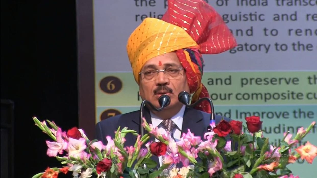 Chief Justice virtually attended the convocation ceremony of Central University of Punjab