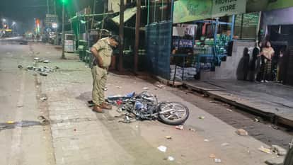 Farrukhabad Accident Dust Laden Trailer Runs Over Three Youths on a Bike Two Bodies Mutilated