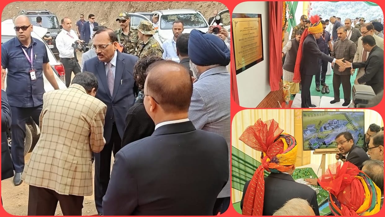 Chief Justice of India Justice Surya Kant Lays Foundation Stone of Mandi New Court Complex
