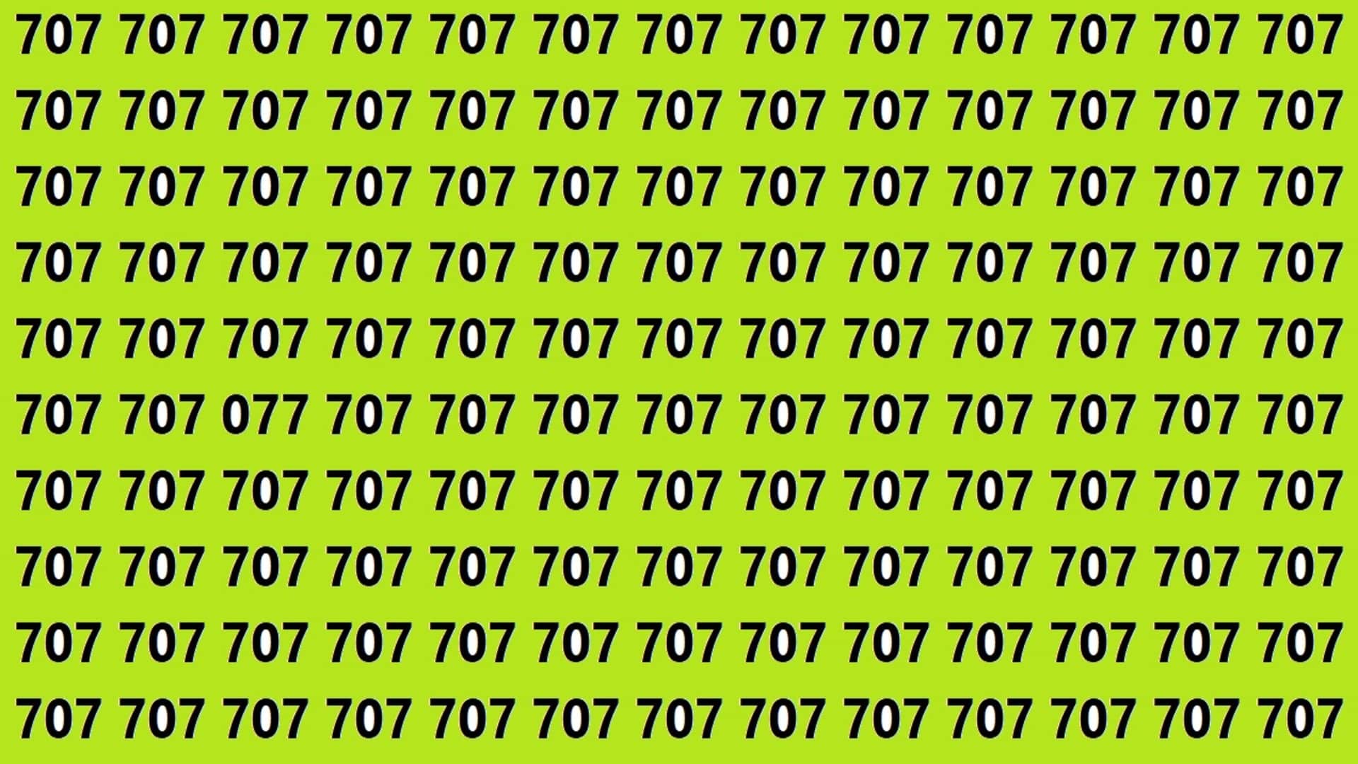 Optical Illusions Iq Test Brain Teaser Can You Spot 077 in 15 Seconds