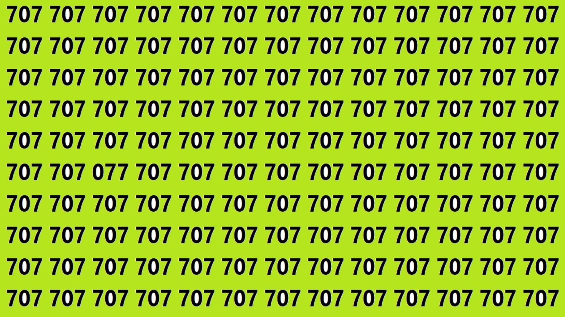 Optical Illusions Iq Test Brain Teaser Can You Spot 077 in 15 Seconds
