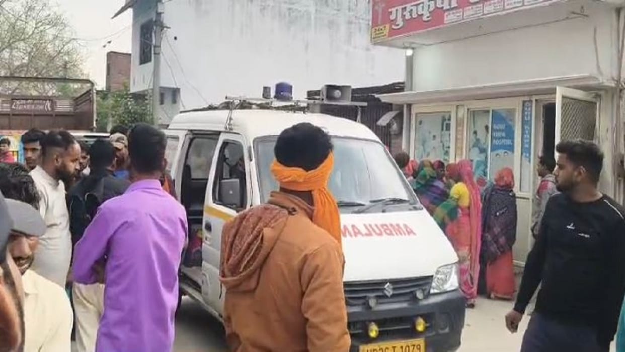 woman dies after childbirth at private hospital family create ruckus in pilibhit
