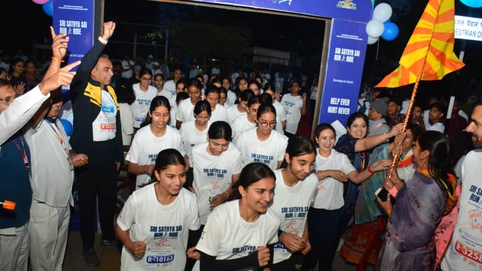 Run and Ride Walk and Cycle Rally from Sukhna Lake Chandigarh