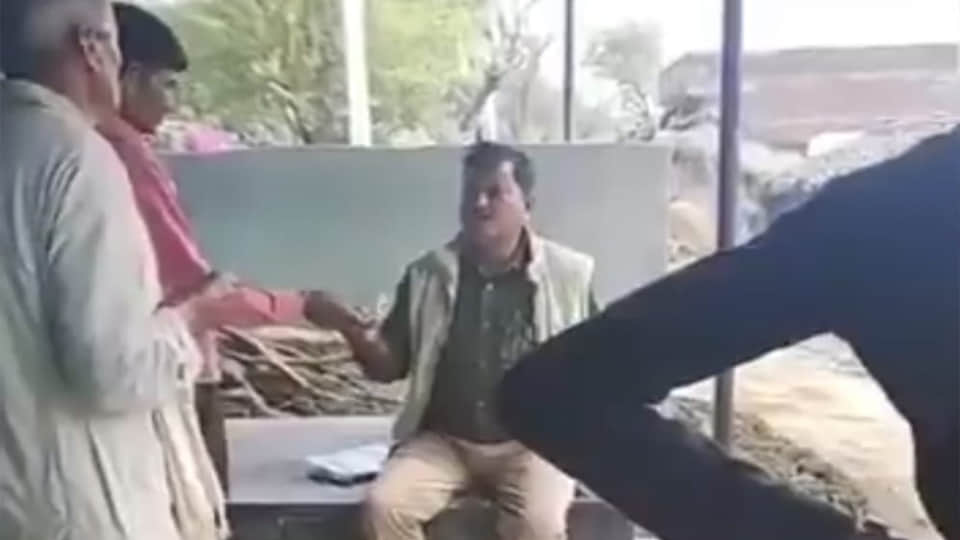 वायरल वीडियो में मौजूद सिपाही