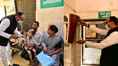 Lucknow: Deputy CM Brajesh Pathak reached Chinhat CHC on a surprise inspection.