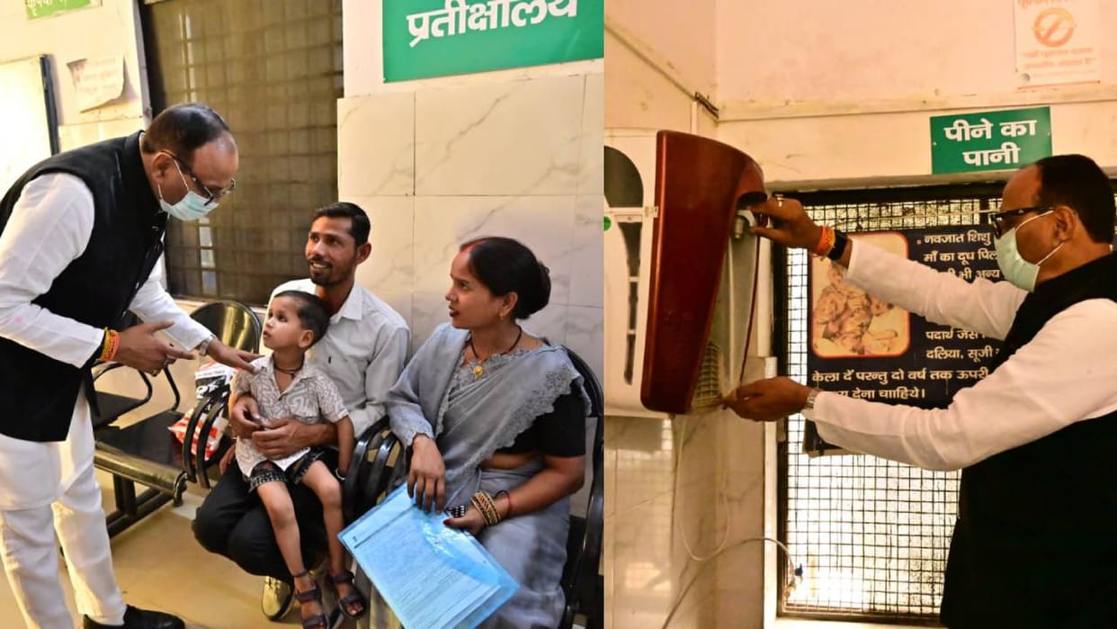 Lucknow: Deputy CM Brajesh Pathak reached Chinhat CHC on a surprise inspection.
