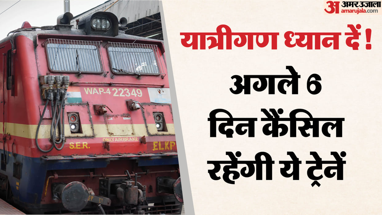 Indian Railways Cancelled Train List: Several trains were cancelled and rerouted between 17 and 22 march 2026
