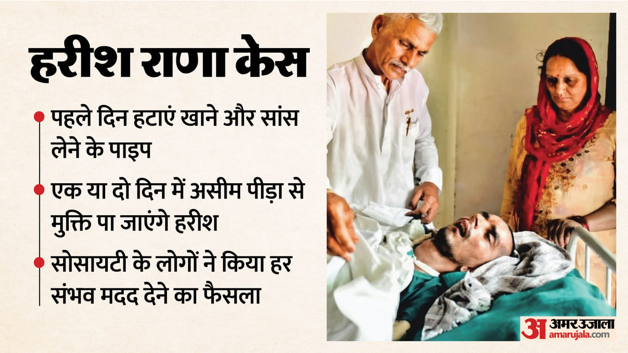 Harish Rana Case Euthanasia Process Feeding and Breathing Tubes Removed on Day One