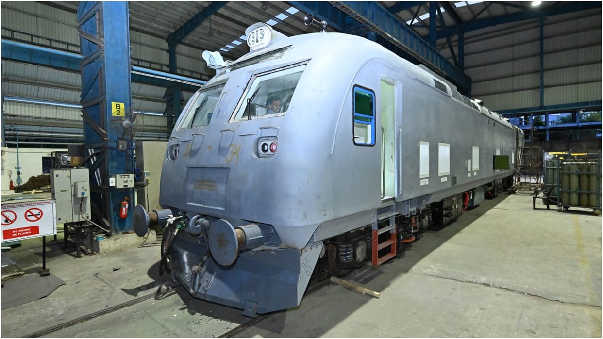 good news for railway passengers first hydrogen technique driven train run in april