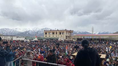Peaceful Rally Held in Leh for 6th Schedule and Statehood Demands