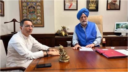 Minister Jitin Prasad Meets Union Petroleum Minister over HPCL Officers Murder Case