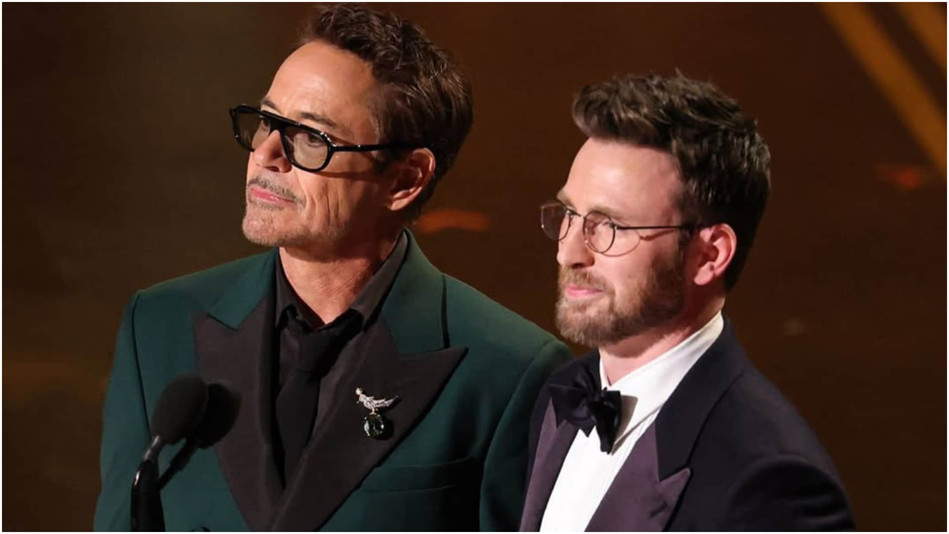 Oscars 2026 Special Moment Michael B Jordan Priyanka Chopra Timothee Chalamet Robert Downey Jr Chris Evans