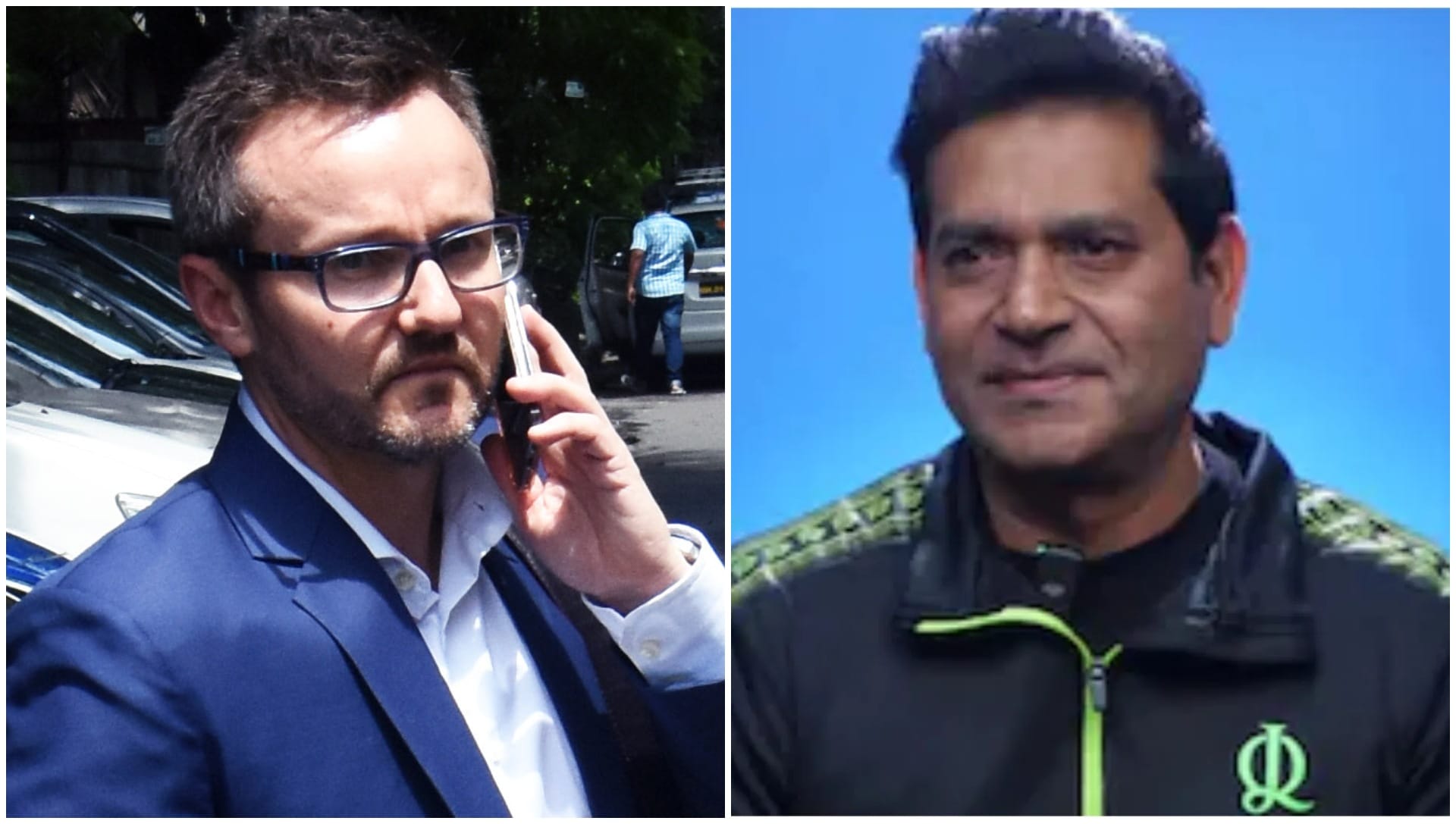 माइक हेसन और आकिब जावेद