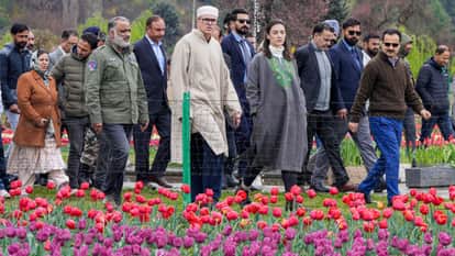 Omar Abdullah throws open Asia's largest tulip garden in Srinagar for visitors