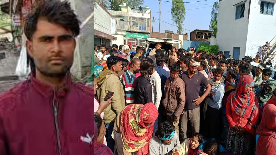 Bijnor: Storm wreaks havoc, crusher wall collapses, laborer dies painfully; Family members blocked the road