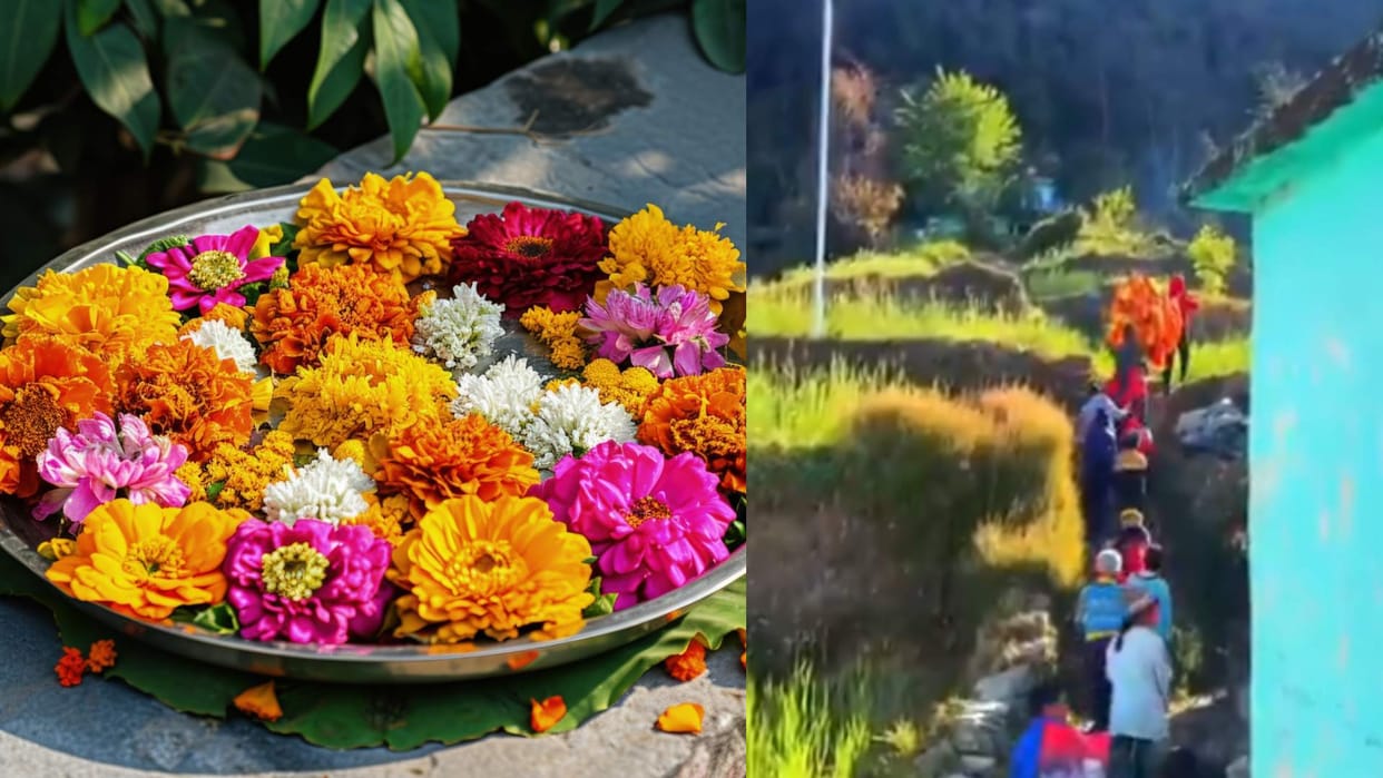 Anand mahindra shared a post comparing the phool dei festival of Devbhoomi uttarakhand to halloween